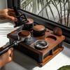 51-58mm Kaffeetamper Station Ständer mit Knock Box Holz Kaffeeküchen Organizer Box für Siebträger Tamper Verteiler & Puck Screen