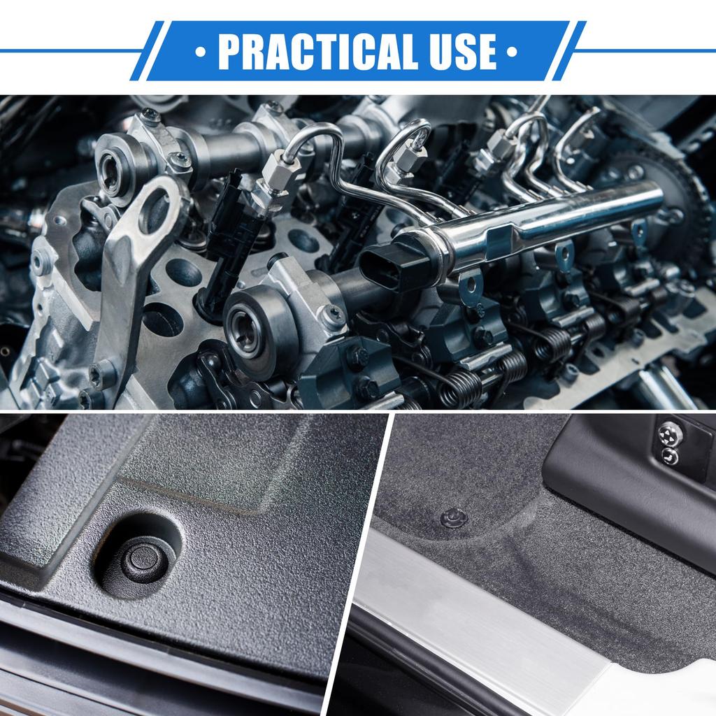 VekAuto 25pcs Fender Liner Retainer Clips for Honda Made of Durable Black Plastic