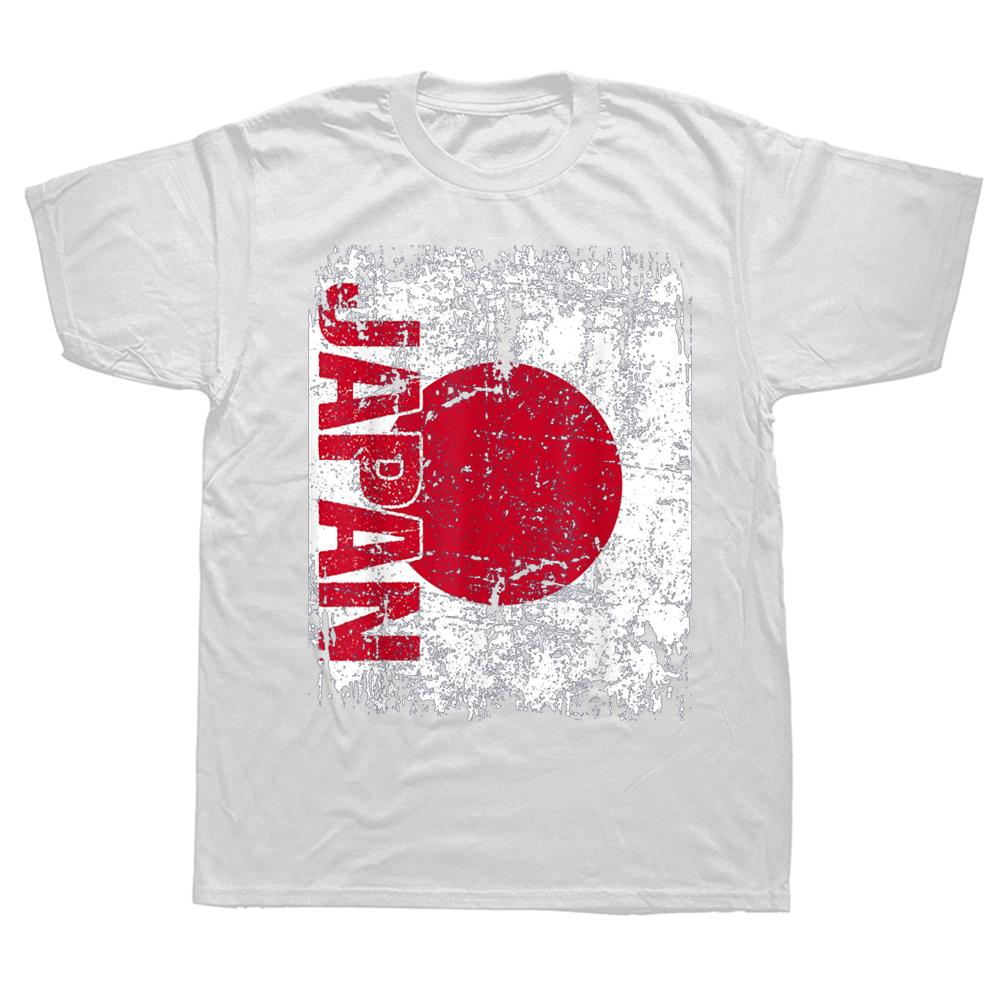 Funny JAPAN JAPANESE Flag Vintage T Shirts Summer Graphic Cotton Streetwear Short Sleeve Birthday Gifts T-shirt Mens Clothing