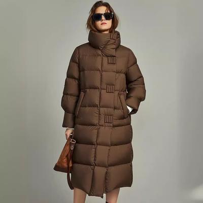 The New Cotton-padded Jacket Women's Winter Long Korean Version of Loose Cotton-padded Design Feels Foreign Cotton-padded Jacket.