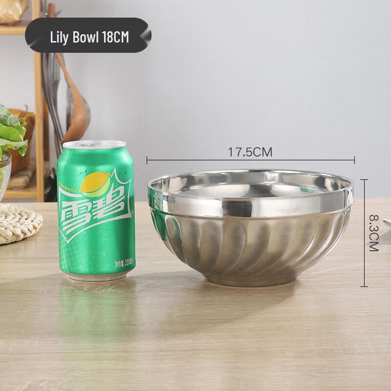 

Double-Layer Stainless Steel Anti-Scald Canteen Bowl