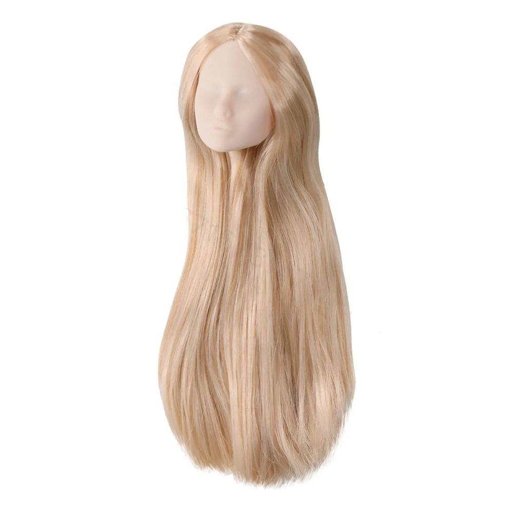 No Makeup 1/6 Doll Heads White Skin Doll Bald Head Girls Toy BJD Doll Head  Accessories