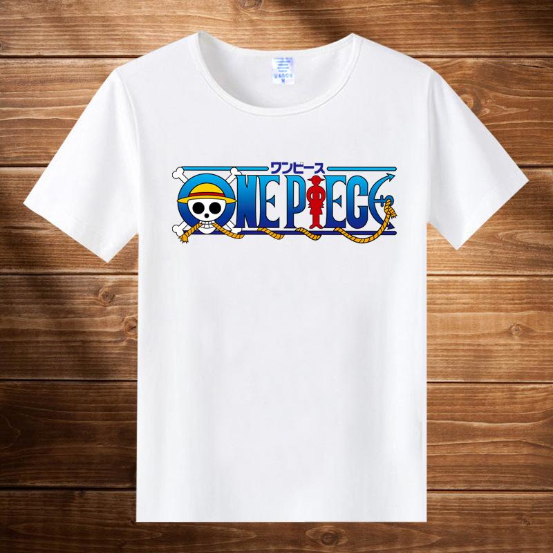 2026 Summer ONE PIECE Luffy Chopper Printed Loose Shortsleeved Cotton Tshirt Tide Pure Cotton Unisex Parentchild Clothing