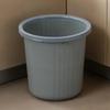 Wastebasket with Retaining Collar Modern Open-Top Waste Bin Low-Profile