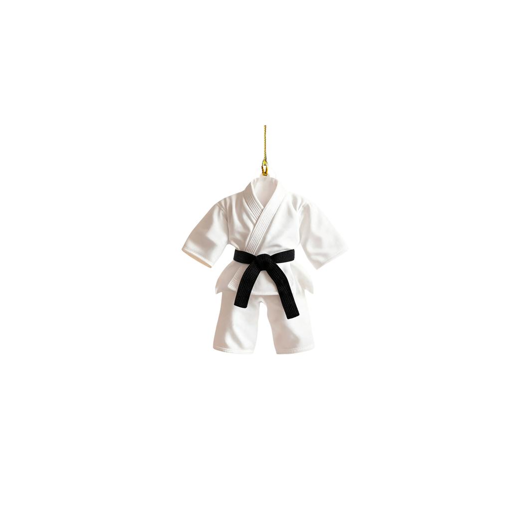 Personalized Custom Acrylic 2D Flat Taekwondo Clothes Christmas Tree Decoration