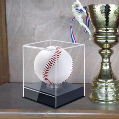 Softball Ausstellungsbox Transparent Staubdicht Display Lagerung Vielseitig Acryl Baseball Wasserdicht Anti-UV Box Sportartikel