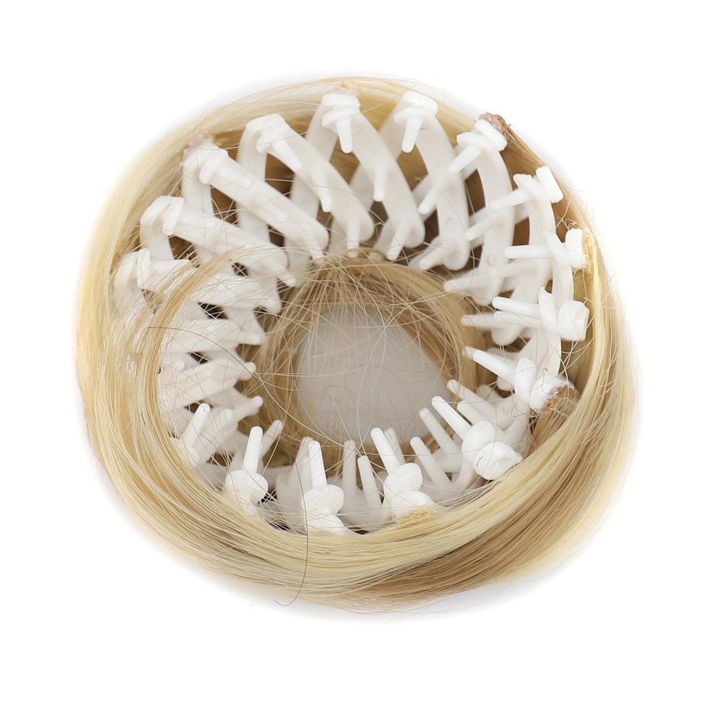 Chignon en forme de nid d'oiseau pour cheveux, Outil de coiffage, Chignon en forme de bouton de fleur, Augmente naturellement le volume des cheveux, Accessoire pour cheveux, Pince à griffes, Élastique à cheveux