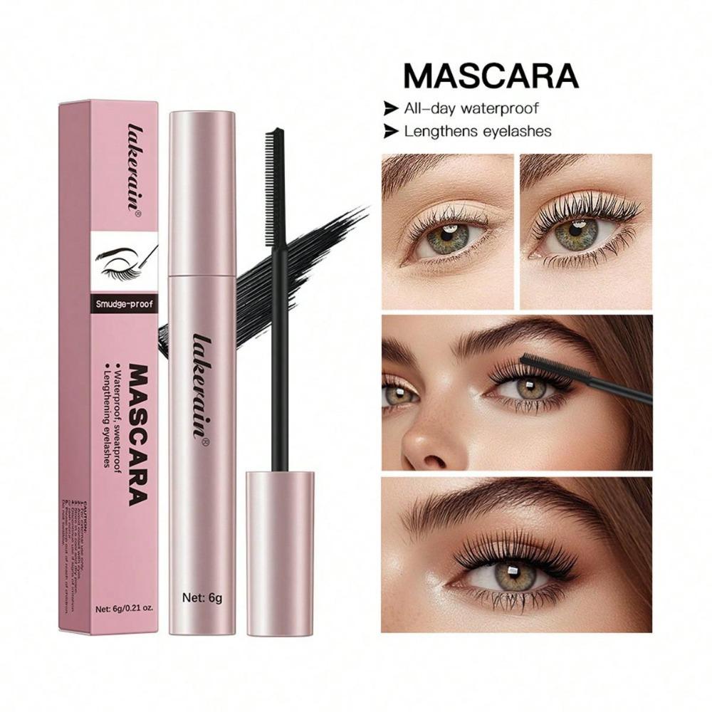 Long and Curling Mascara, Black Waterproof Mascara, A Must-have Cosmetic for Dating, Create Sexy Eyelashes