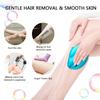 Nano Crystal Painless and Easy Hair Remover Washable Reusable Hair Removal Tools Glass Foot Scrubber Foot Plate File Skin Care