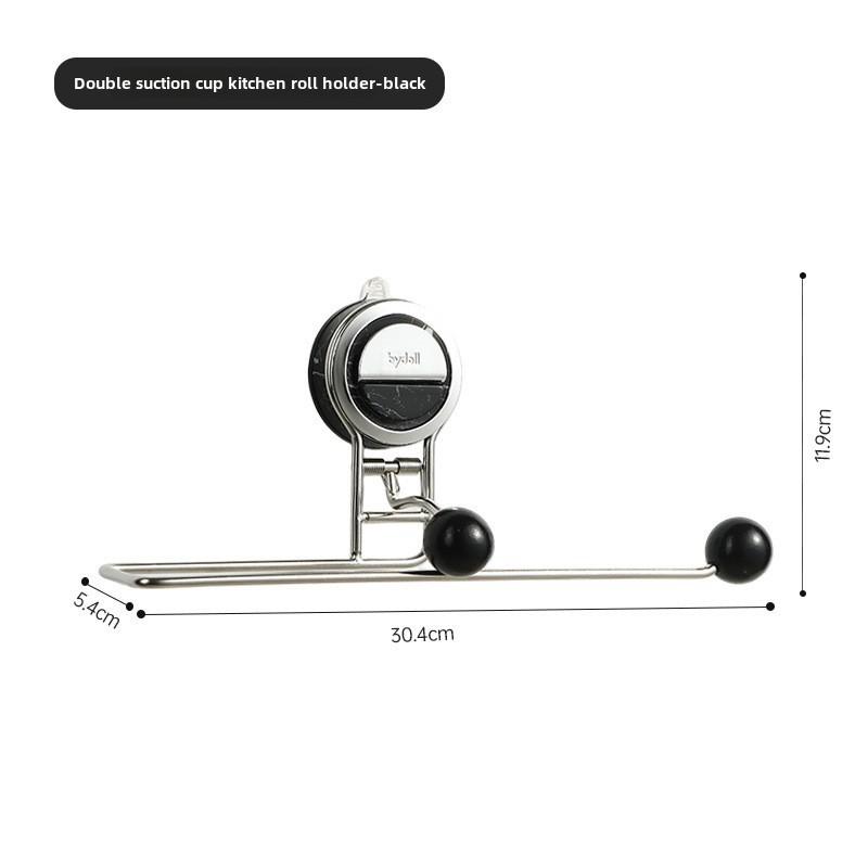 

1 шт. присоска держатель для туалетной бумаги клейкая вешалка для полотенец на стену держатель для туалетной бумаги аксессуары для ванной комнаты 1PCS чёрный