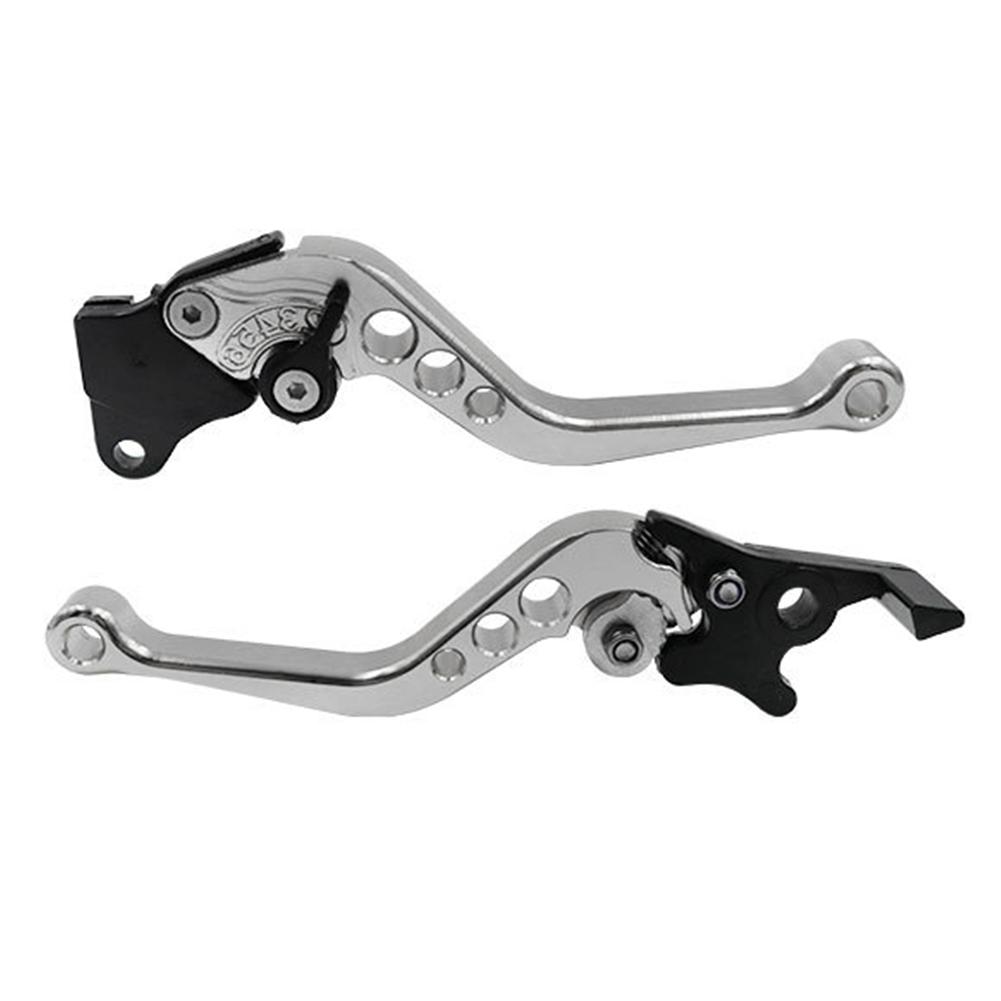 1Pair CNC Aluminum Alloy Motorcycle Brake Handle Motorbike Modification Brake Handle Motorcycle Clutch Drum Brake Lever Handle