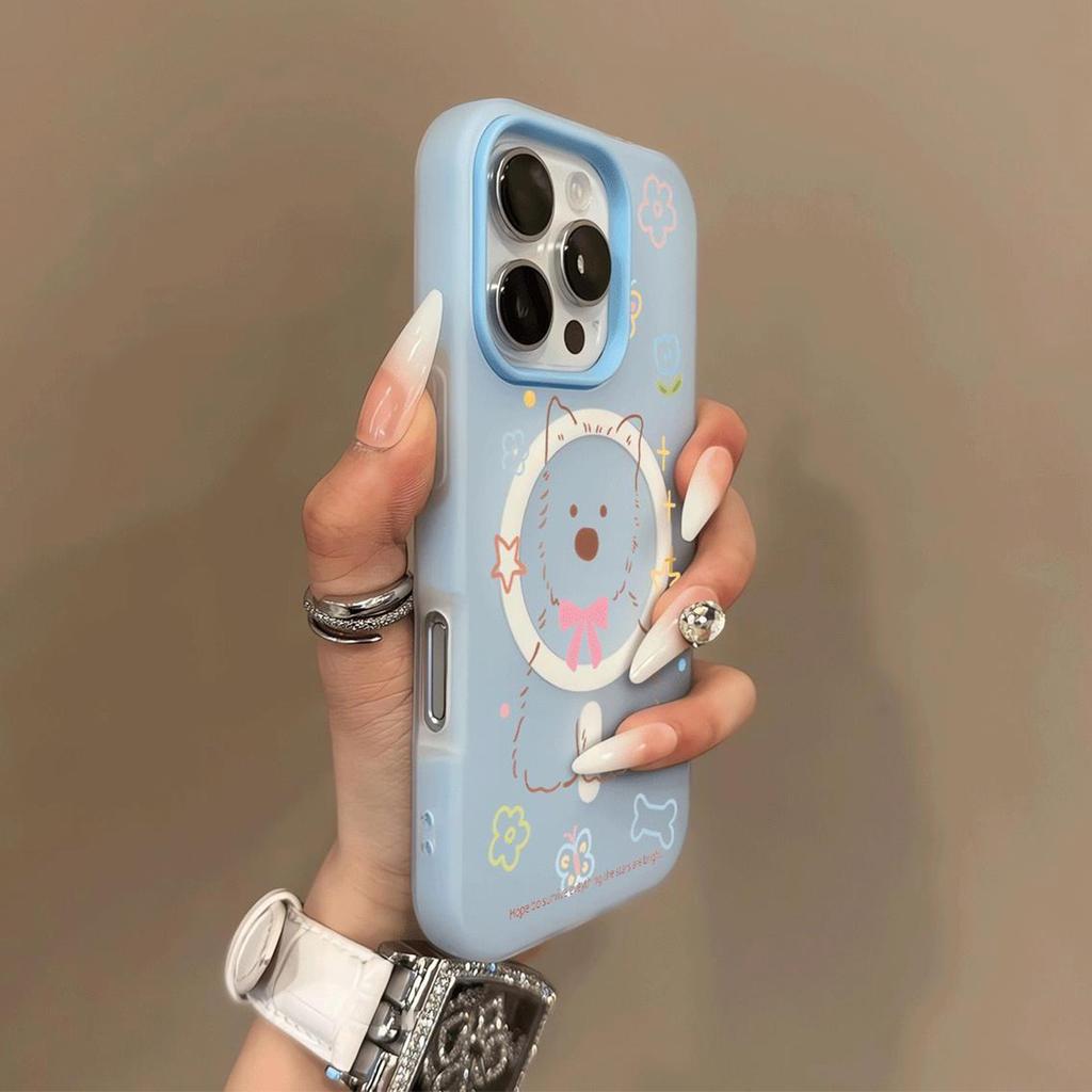 Magnetic Jelly Two-in-one Mobile Phone Case Caseti for IPhone 13 Mobile Phone Protective Cover, High-end, Trendy and Fashionable