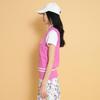 knit vest Golf C25119200 M [Callaway] Women's V-neck (cable knit) / / 1090_Pink