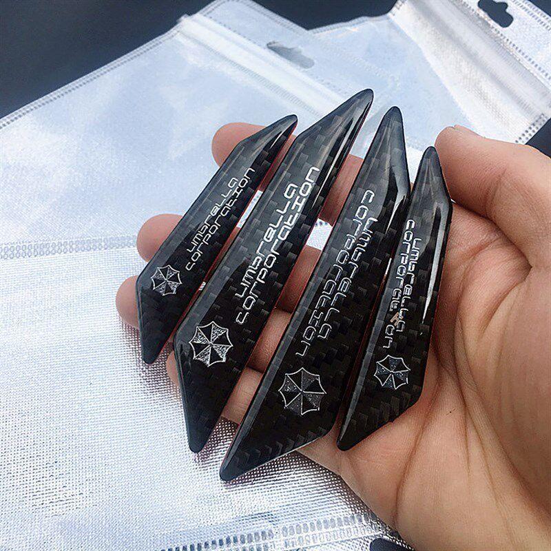 Strip Car Door Anti-Scratch Strip Anti-Collision Sticker Anti-Scratch Strip Car Door Edge Anti-Collision Rubber Strip Anti-Scratch and Anti-Bump Protective Umbrella/Set of 4 Pieces