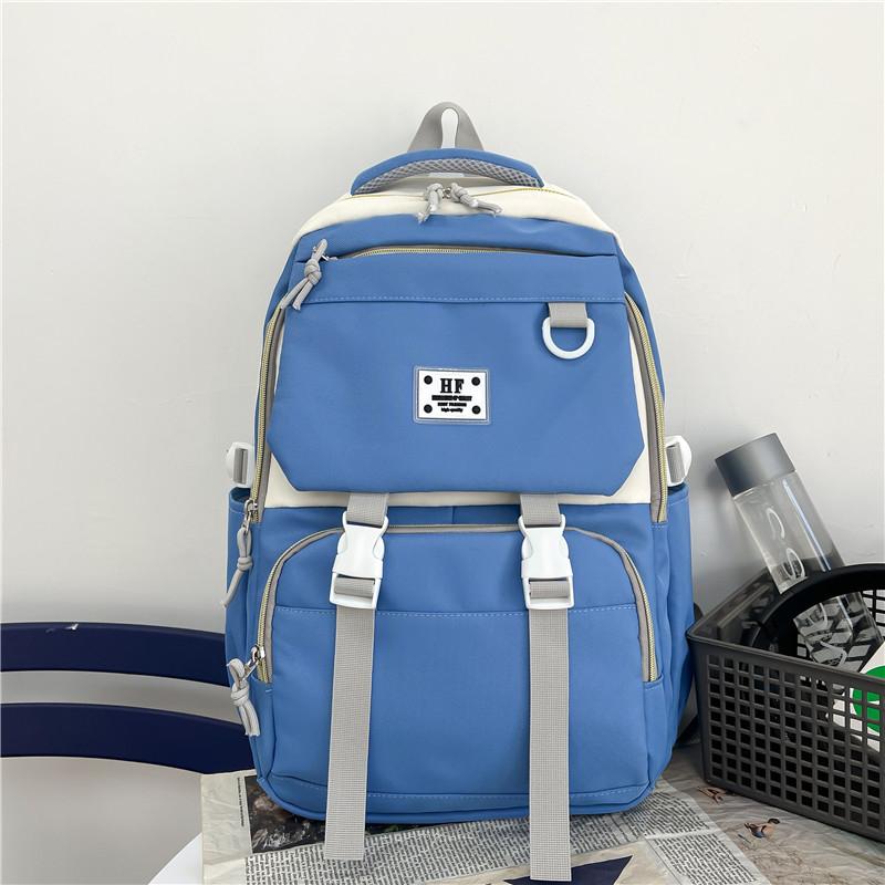 Backpack Large Capacity Campus Waterproof Backpack Outdoor Student Schoolbag