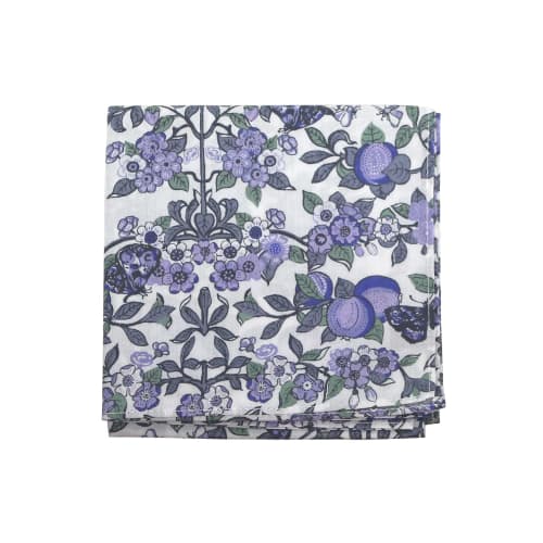 

DDintex FLORET LONDON Cross 02 Orchard Navy, 45x45см, принт Liberty