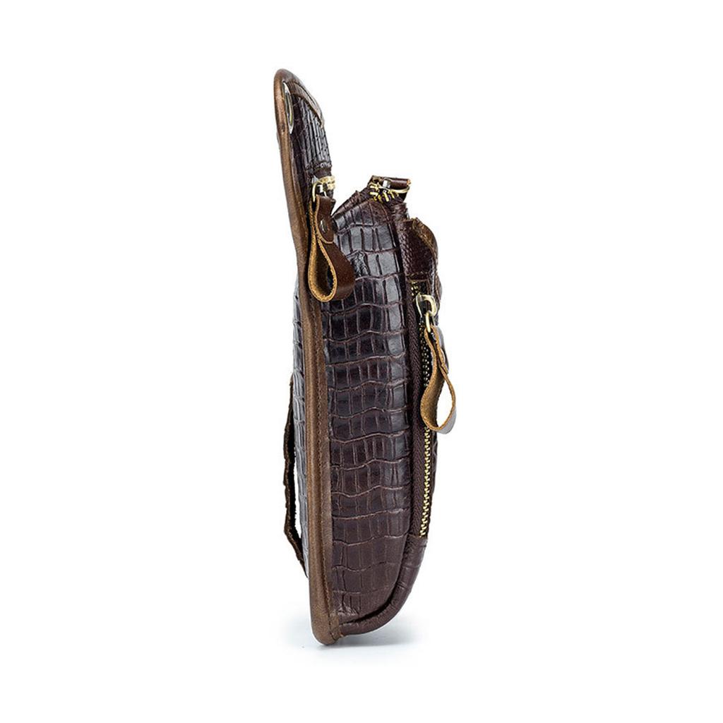 Motorcycle Bike Leather Waist Bag Multi Purpose Sporting Shoulder Bag Leg Thigh Pack for Riding Hiking Camping