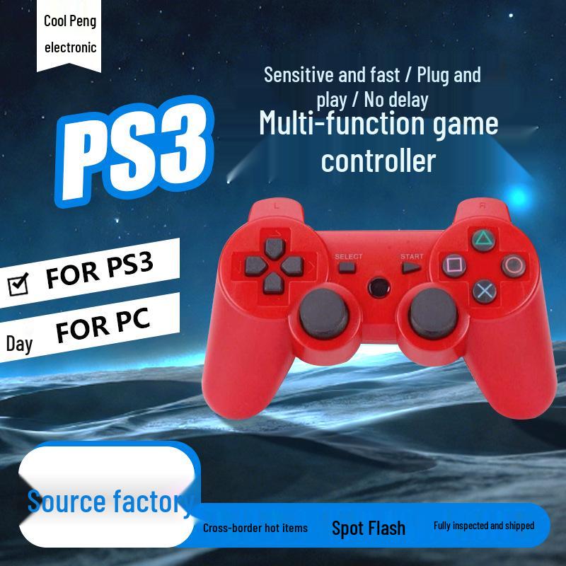 Precision Wireless Bluetooth ESports Game Controller for PS3 красный
