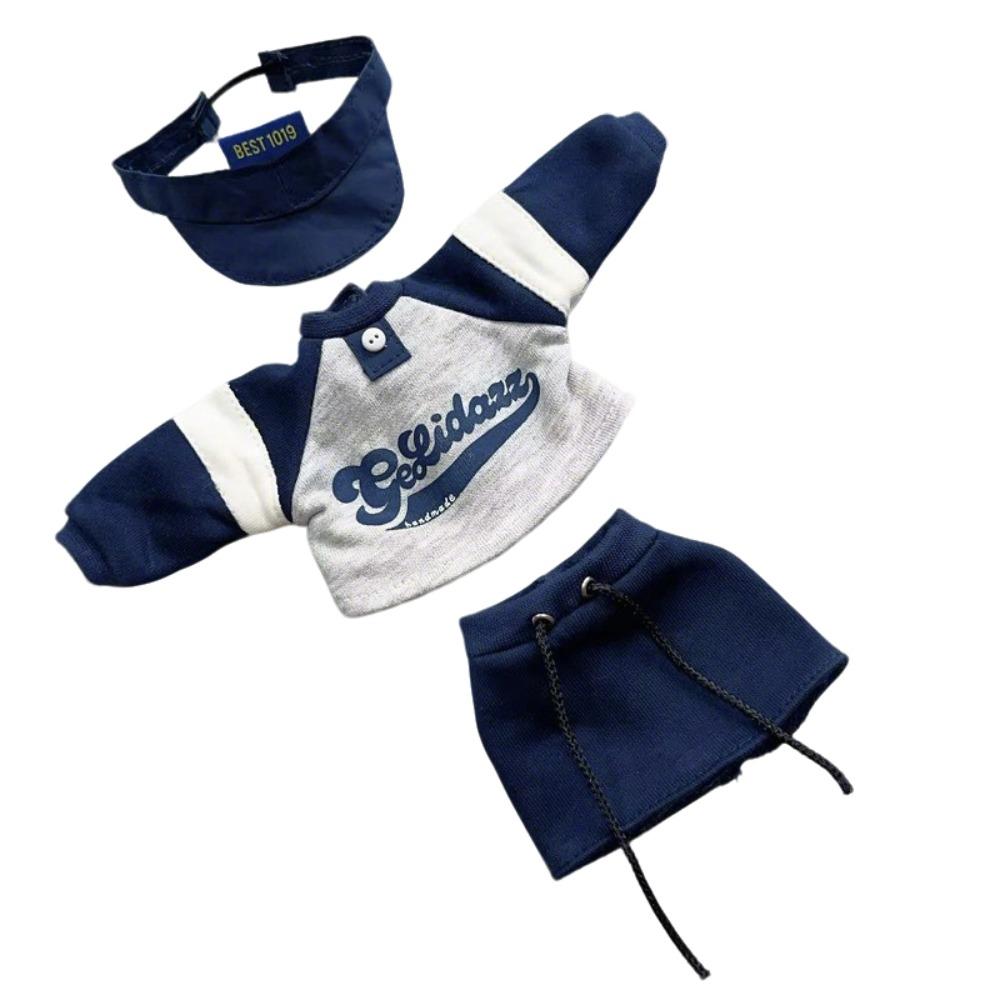 Mini 1/6 BJD Doll Outfit Set Cartoon Doll Overall Suit for 1/6 BJD Dolls Doll Accessories