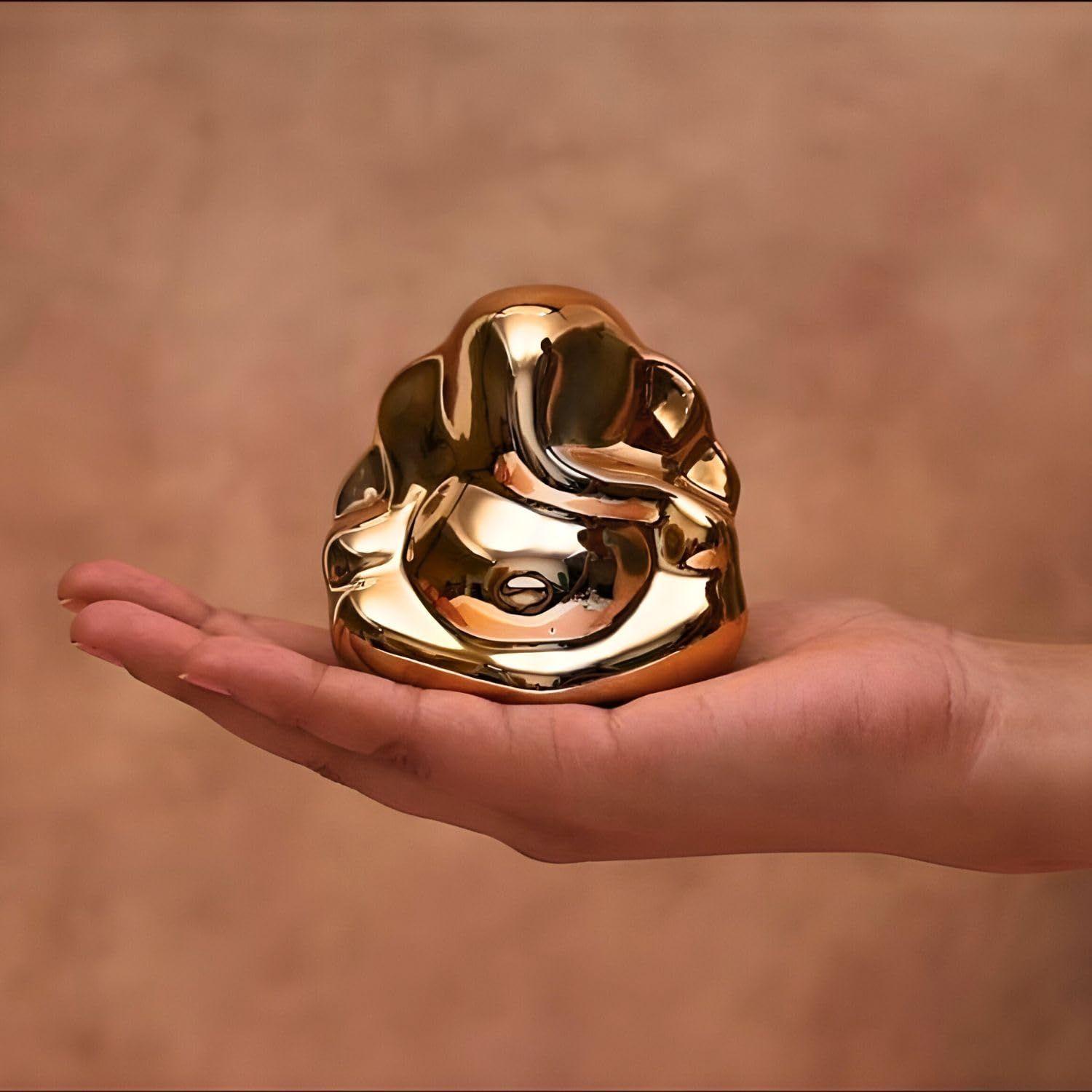 

Мурти Ганеши для домашнего декора | Для офисного стола и комнаты для пуджи | Приносит положительную энергию и удачу (9 см) 9 CM