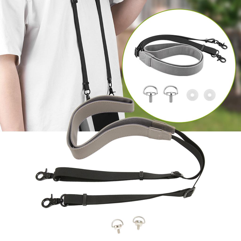 Drone Remote Control Lanyard Hands Free Stainless Steel C Ring Screws Adjustable Remote Control Neck Strap For Air 3 MINI 3 PRO RC 2