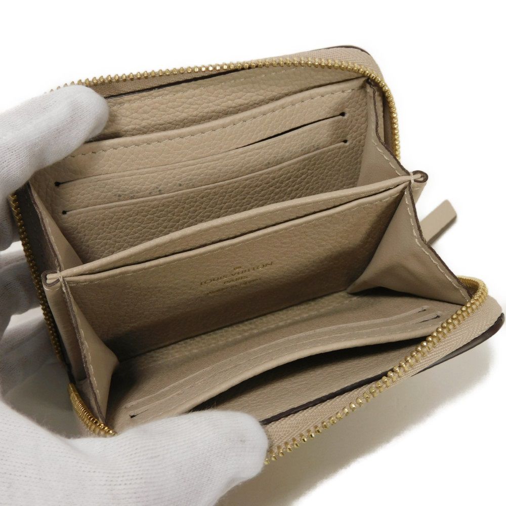 Used 12564 Lockme Zip Around Purse M80100 7943 LV Logo Zip Around RFID LV Signature Green Unisex from Japan AUTHENTIC