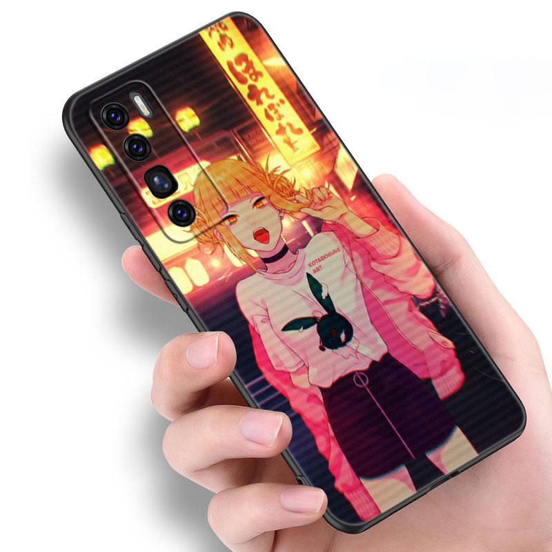 Vaporwave Glitch Anime Soft Case For Huawei NOVA 8 9 Pro 8i 7i 7SE Y60 5T Mate 40 30 20 10 Lite Honor 50 30 Premium Pro Plus 30S