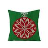 Linen Christmas Pillowcase Home Christmas Sofa Pillowcase Christmas