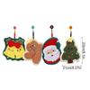 1PC Hand Towel Multi Element Christmas Creative Embroidery Thickened Hanging Cartoon Small Towel Household Coral Fleece Cute