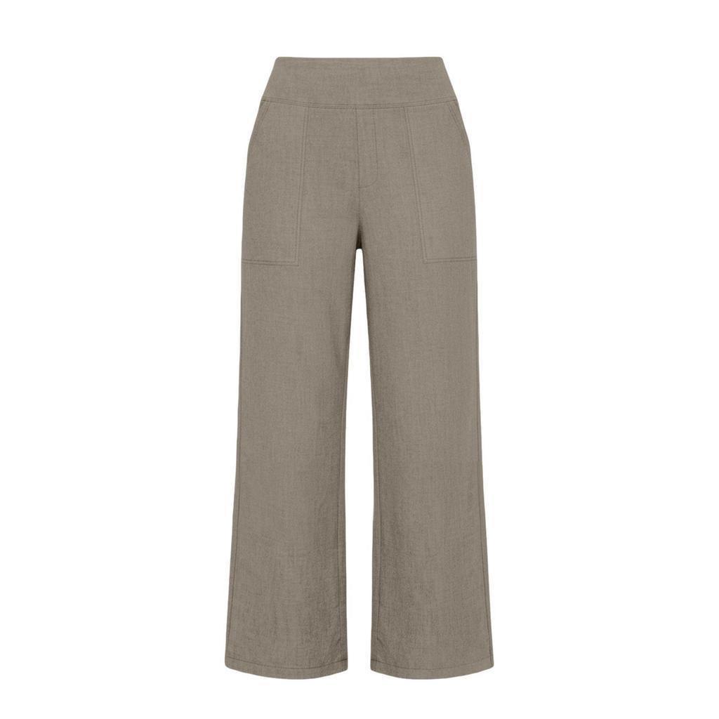 2026 Women's European Cotton Linen High-Waisted Wide-Leg Pants, Early Spring Fashion, Seven-Tenths Length.