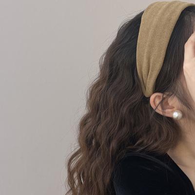 Knitting Wide Headbands Hairbands Woman Girls Knitted Hair Hoops Bands Soft Simple Hair Accessories Headwear Winter Fashion Gift