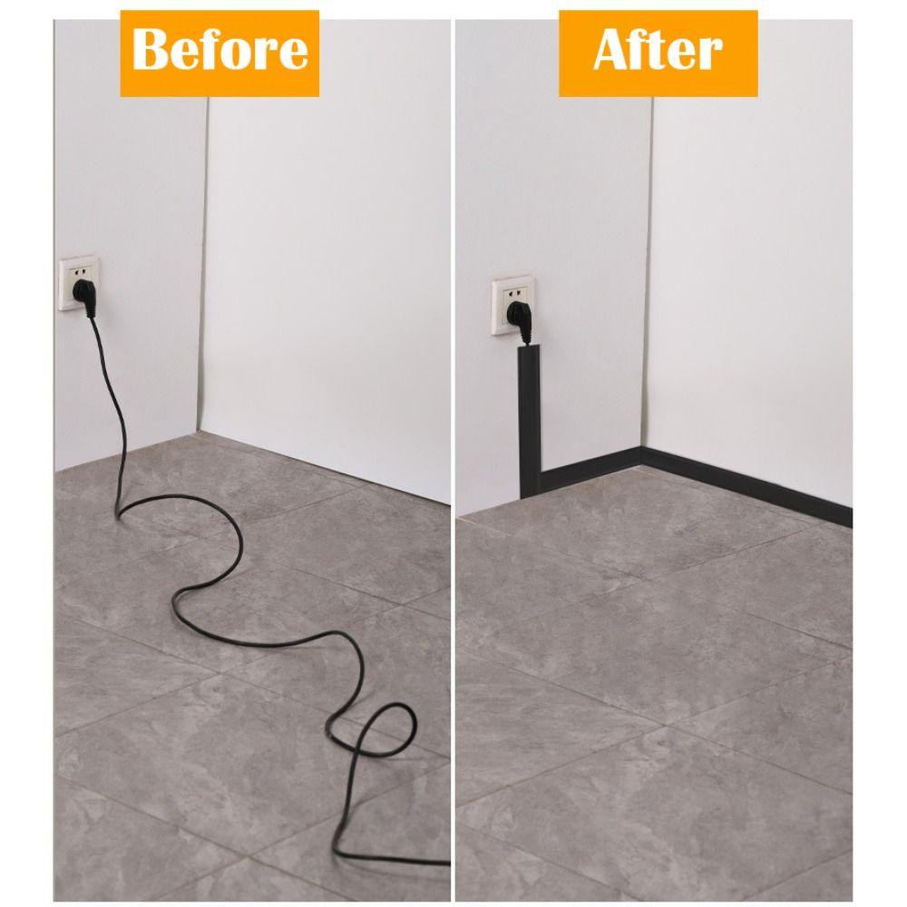 DIY Decoration TV Cord Hider Self-Adhesive Cable Management 2024 Cable Concealer  Home Office