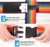 Explosion-Proof Customs Lock Luggage Straps: Reinforced Cross-Packing Straps for Tightening Checked Baggage.