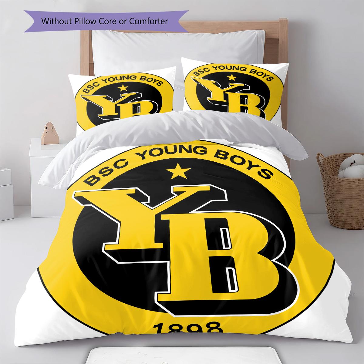 

BSC Young Boys RugPattern Bedding Quilt Set Quilt Cover Pillowcase Home Decoration Birthday Gift (1 * duvet cover + 2 * pillowcase, without core) 135x200cm