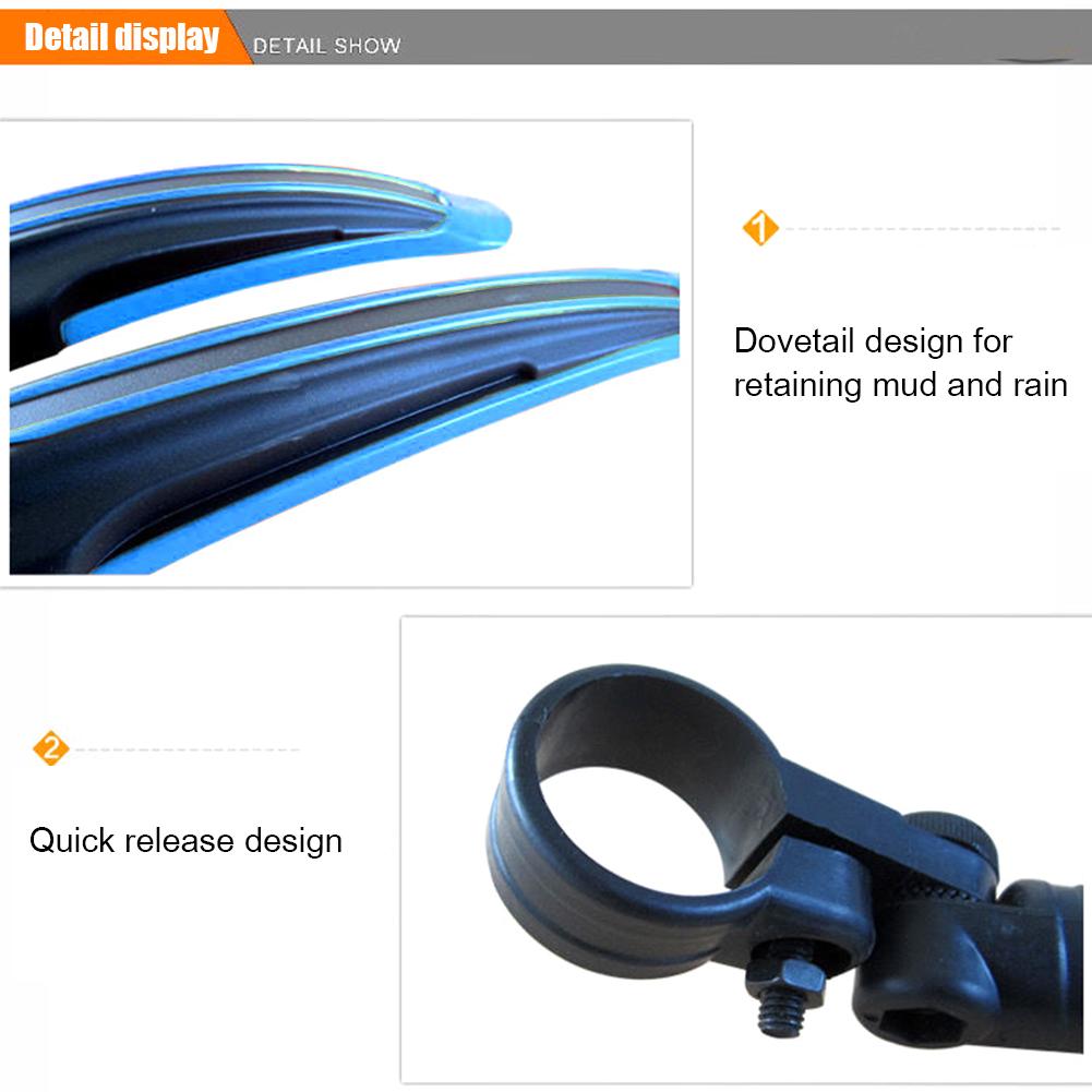 2pcs Adjustable Mountain Bike Mudguard Front Rear Fenders Bicycle Accessories