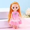 Color Light Doll Xiao Mengmeng Princess Suit Girl Dress-up 13-joint 6-inch Doll Play House Toy