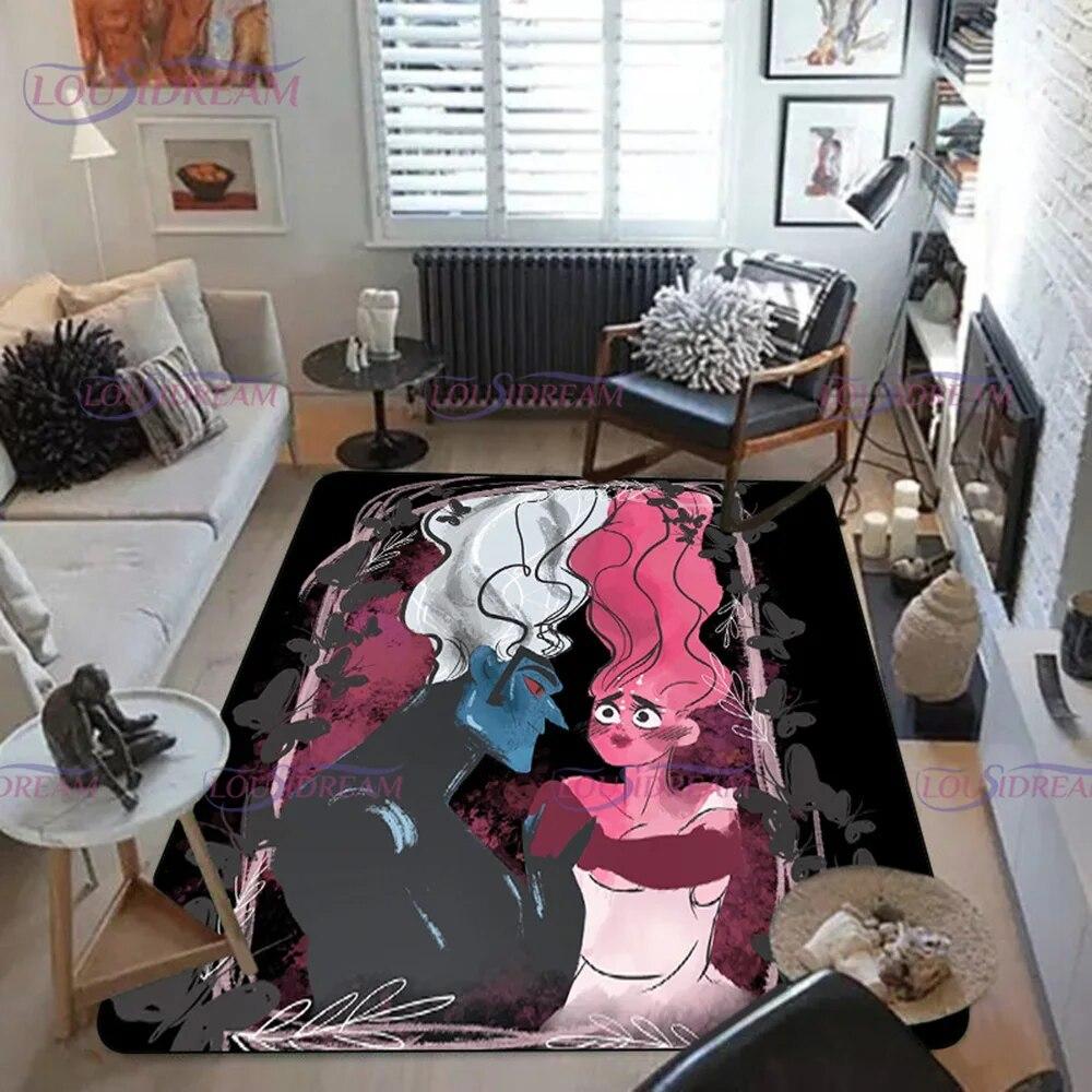 Cartoon Comics Lore Olympus Tištěný koberec Koberec do obývacího pokoje Ložnice Dekorace pohovky Šatna pro dospělé Protiskluzová podložka na podlahu