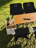 Tanli Portable Outdoor Folding Table & Chairs Set - Lightweight Roll-Up for Camping & Picnic