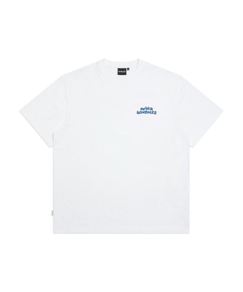 Mark Gonzales Angel Characters Short Sleeve T-Shirt - White
