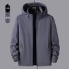 Windproof Waterproof Hooded Jacket for Couples - Versatile Spring/Autumn Outerwear for Trendy, Casual Mountaineering.