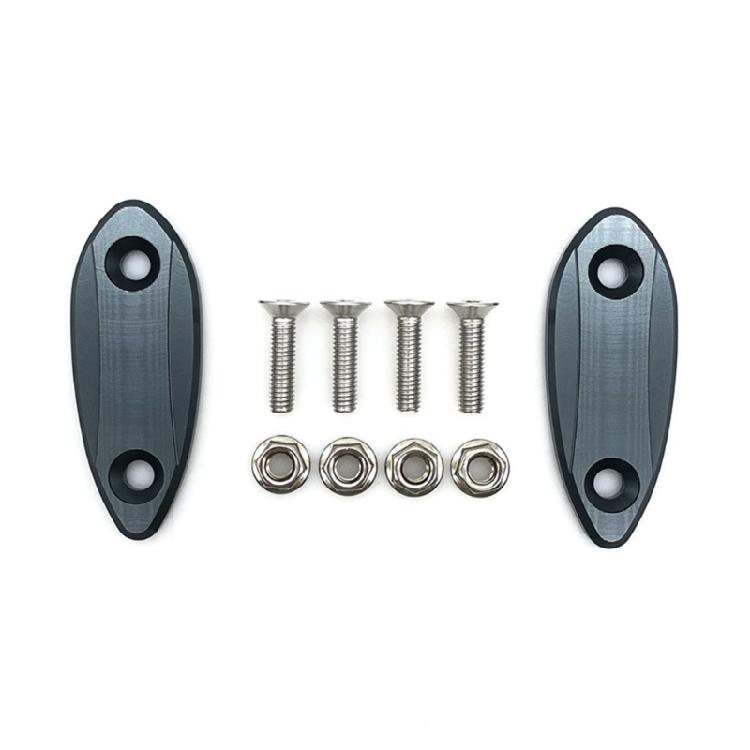 Motorbike Rearview Mirror Block Off Base Plates Decorative Cover for ZX25R ZX6R