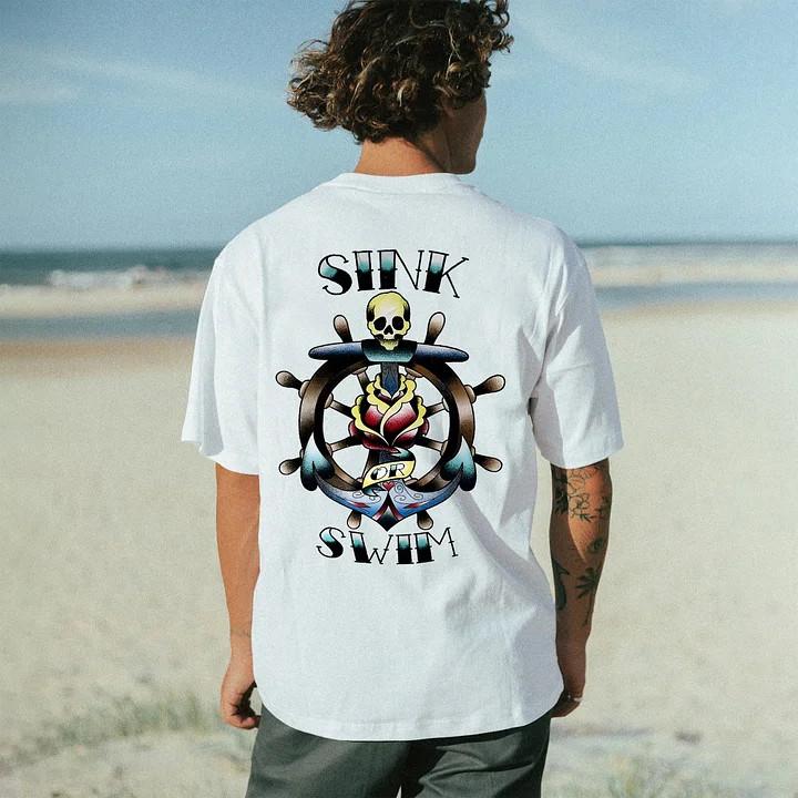 Sink or Swim T-shirt S-4XL S разноцветный