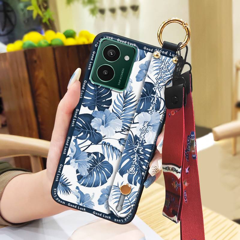 Waterproof Chinese style Phone Case For Nokia HMD Pulse/Pulse+/Pulse Pro Anti-knock Soft case Wristband Anti-dust Ring