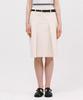 JUN BY JUN K Low Belted Skirt_Ecru