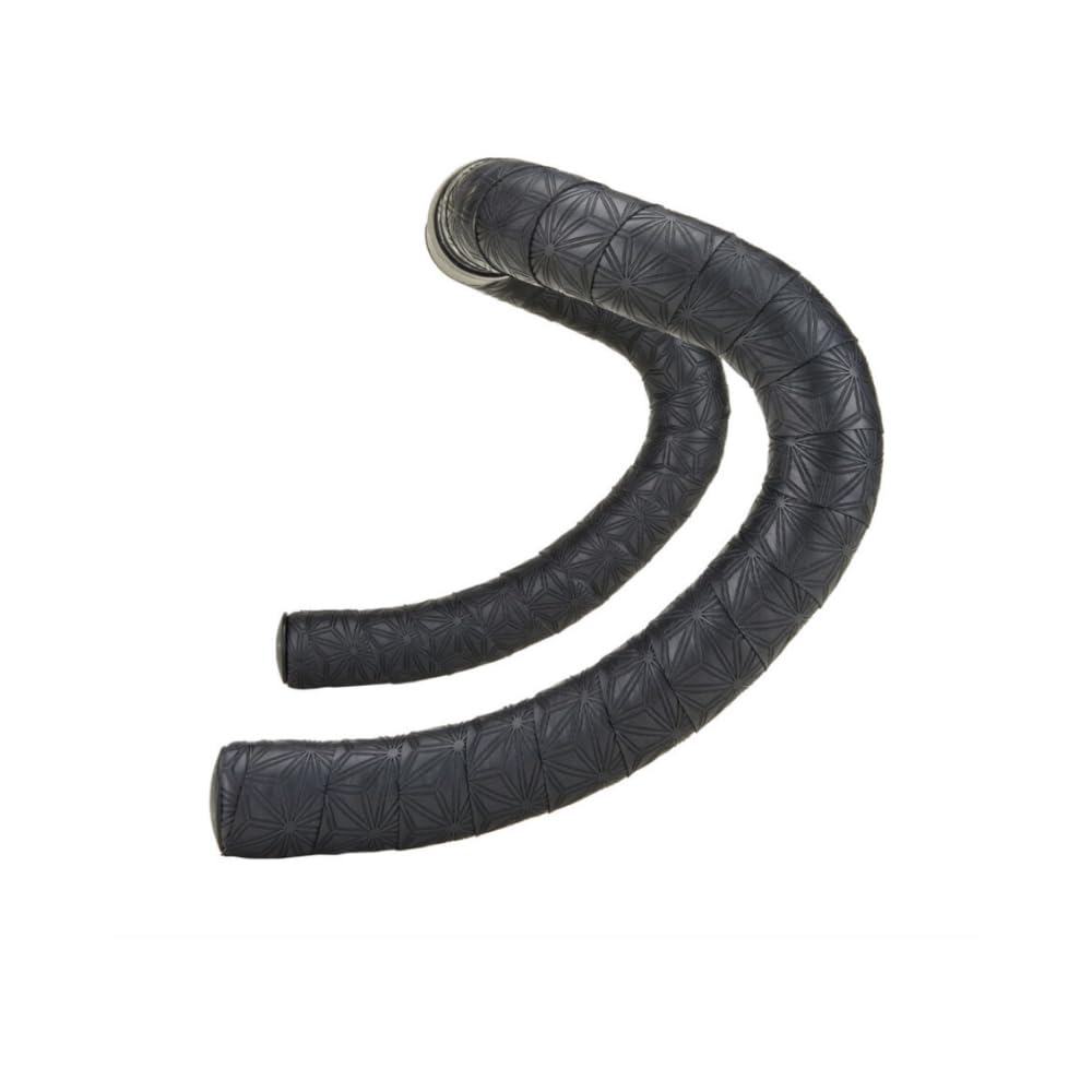 

Supacaz Cycling Bar Tape Super Sticky Kush Gravel Black with Black Star Plugz - - чёрный