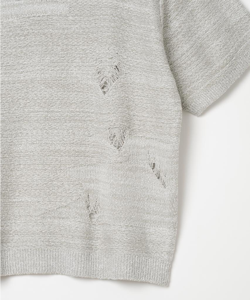 MILLO ARCHIVE Crash Comfort Collar Knit [Organic Green]