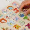 Lern-Puzzle-Spielzeug Alphabet-Lernspielzeug Holzbrett-Puzzle Lern-Lehr-Requisiten Eltern-Kind-Interaktives Spielzeug