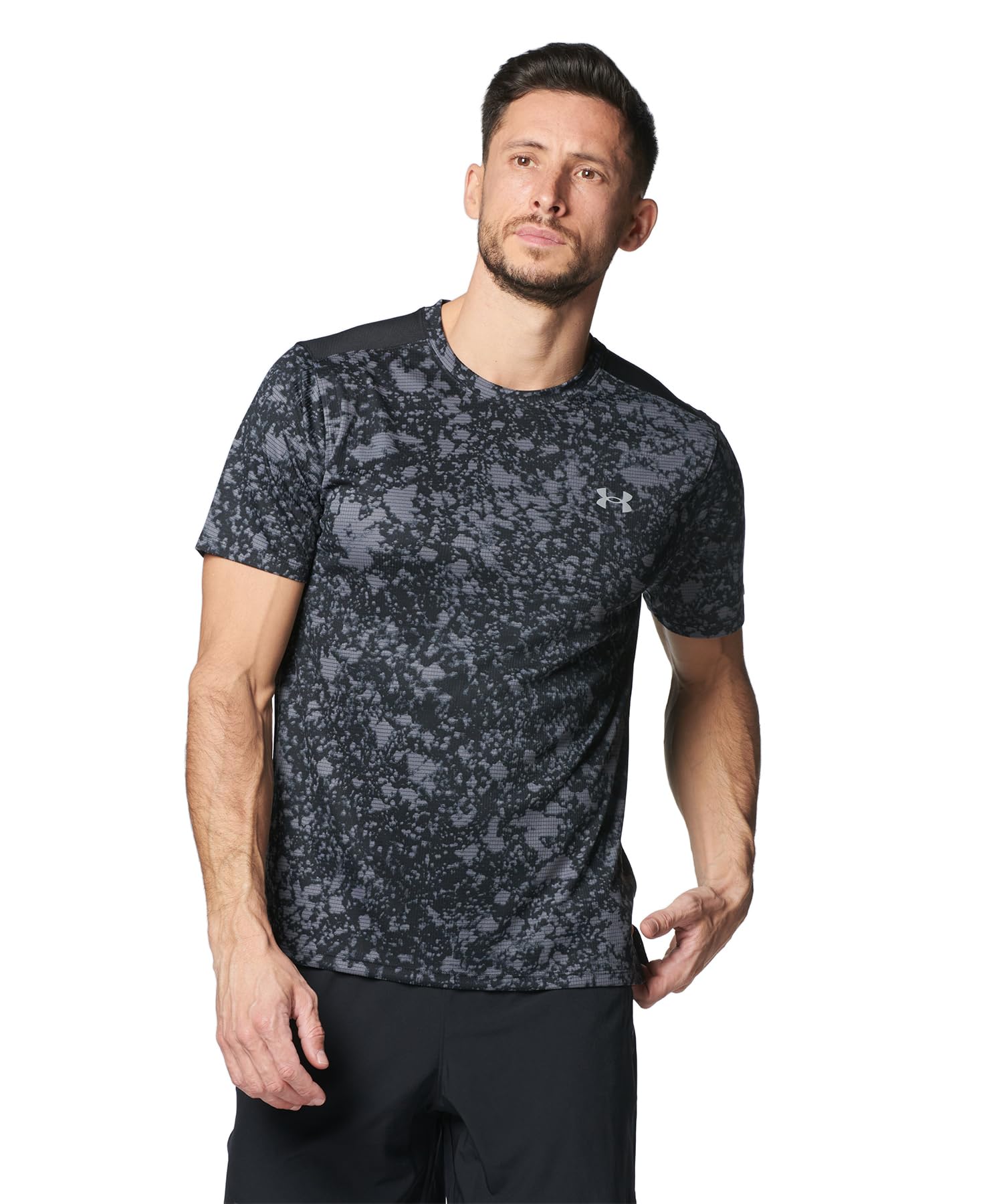 

UA SPEED STRIDE PRINTED SS Черный LG U13847810001LG [Under Armour] //