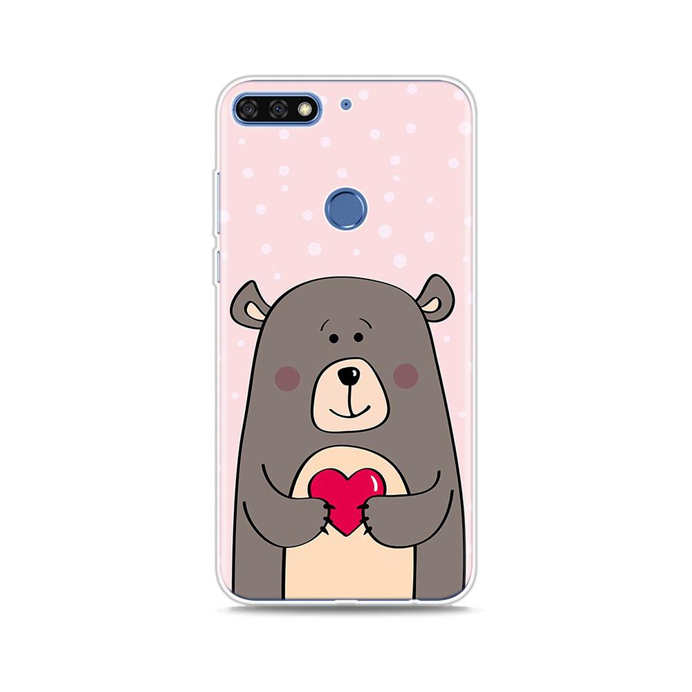 Cartoon Animal Giraffe Silicone Cover For Honor 20 20S 20E 8 8A Prime 8X MAX 8C 8S 7A 7C 7S Pro Phone Case