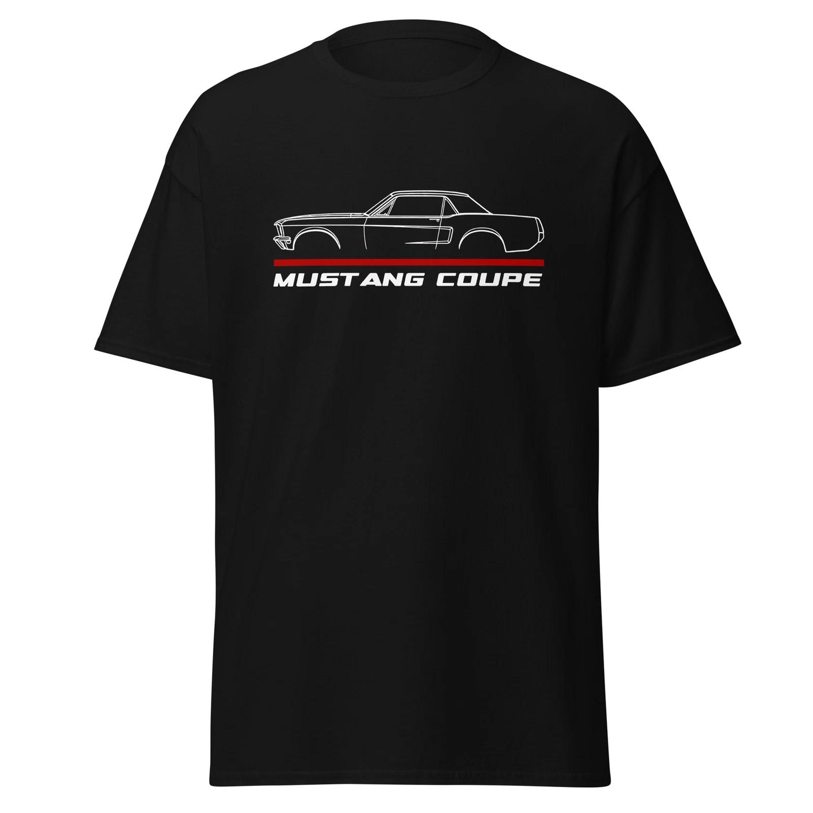 T-Shirtd Mustang Coupe 1968 Car Fans Birthday Gift L